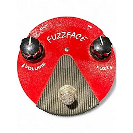 Used Dunlop FFM2 Germanium Fuzz Face Mini Red Effect Pedal