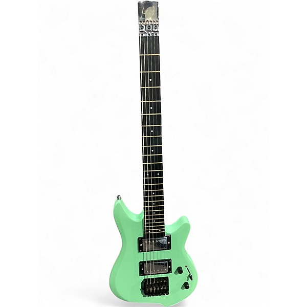 Used Alp Leaf Mint Green Electric Guitar