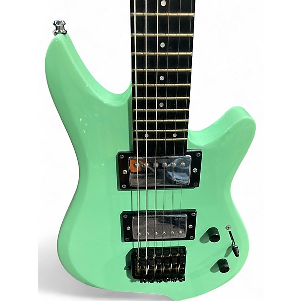 Used Alp Leaf Mint Green Electric Guitar