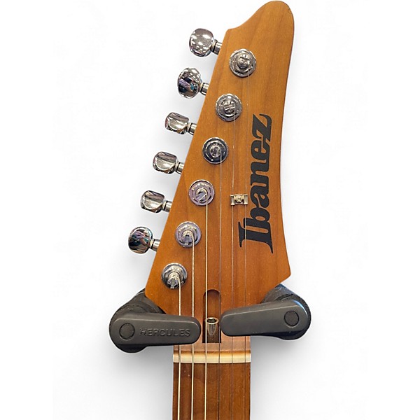 Used Ibanez ATZ100-SBT Andy Timmons Signature Sunburst Flat Solid Body Electric Guitar