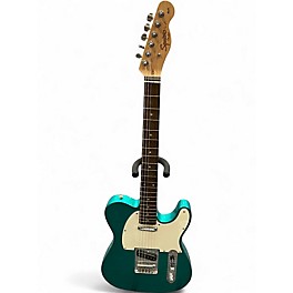 Used Squier Affinity Telecaster Green Solid Body Electric Guitar