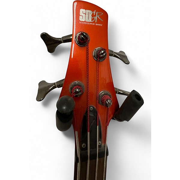 Used Ibanez SR300 Metallic Orange Electric Bass Guitar