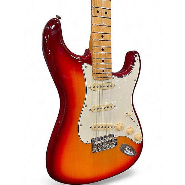 Used Fender Player II stratocaster Chambered ash Aged Cherry Burst Hollow Body Electric Guitar