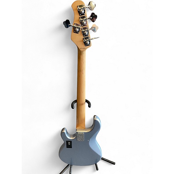 Used Sterling by Music Man Stingray 5 Grey Electric Bass Guitar