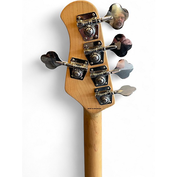 Used Sterling by Music Man Stingray 5 Grey Electric Bass Guitar