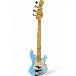 Used 2011 G&L USA SB2 light blue Electric Bass Guitar
