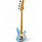 Used 2011 G&L USA SB2 light blue Electric Bass Guitar thumbnail