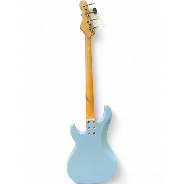 Used 2011 G&L USA SB2 light blue Electric Bass Guitar