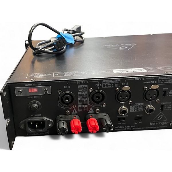 Used Behringer KM1700 Power Amp