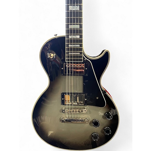 Used 2010s Gibson Custom Shop Les Paul Custom Silverburst Silverburst Solid Body Electric Guitar