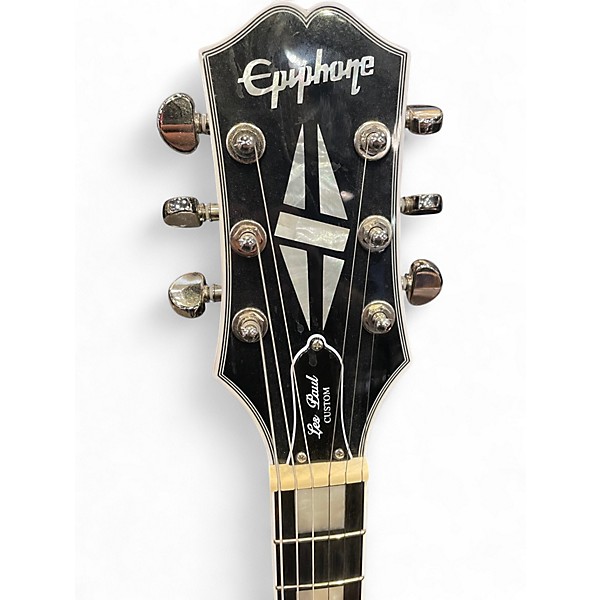 Used Epiphone  LES PAUL CUSTOM SILVER BURST Solid Body Electric Guitar