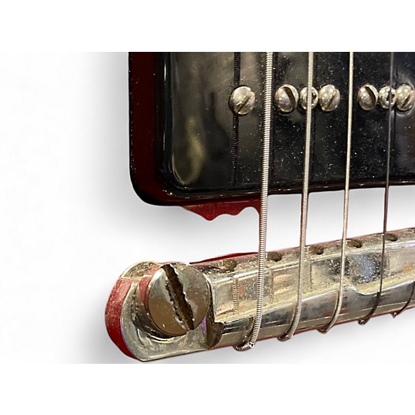 Used Rivolta Combinata Red Solid Body Electric Guitar