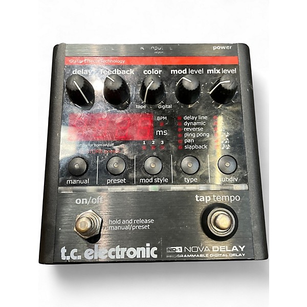 Used TC Electronic ND1 Nova Delay Effect Pedal