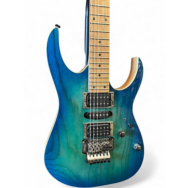Used Ibanez RG470AHM Blue Sapphire Solid Body Electric Guitar