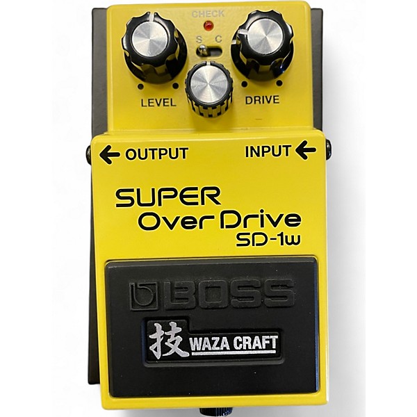 Used BOSS SD1W Super Overdrive Waza Craft Effect Pedal
