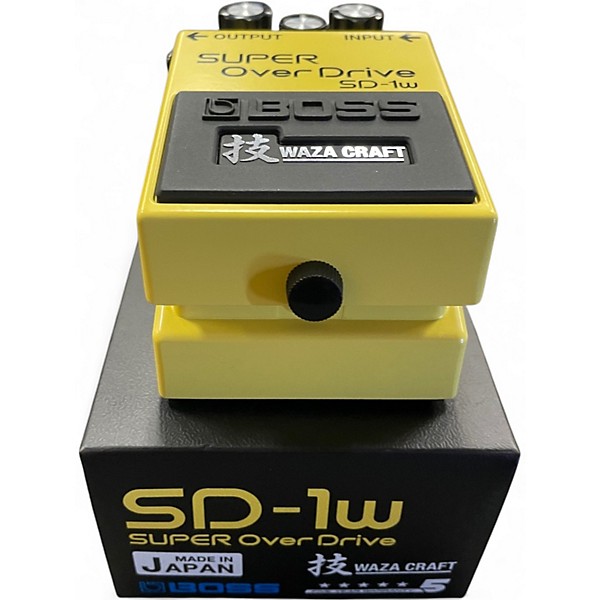Used BOSS SD1W Super Overdrive Waza Craft Effect Pedal