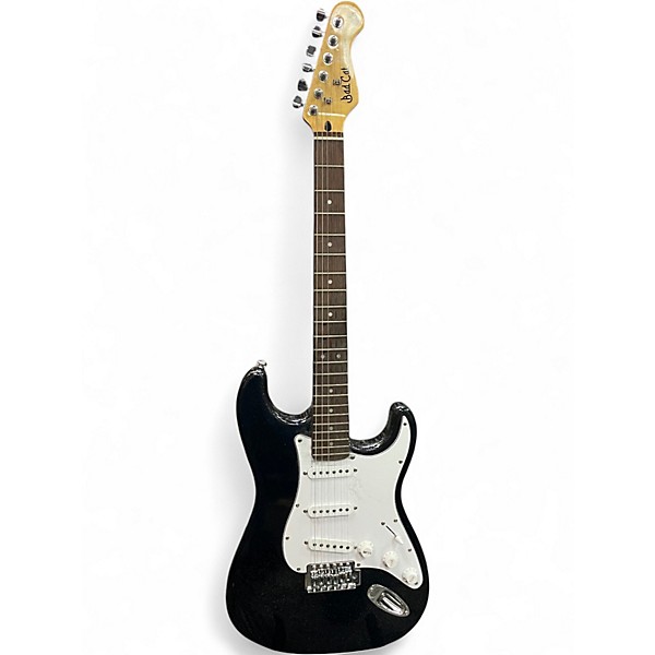 Used Bad Cat POLARIS SERIES SSS SPARKLE BLACK Solid Body Electric Guitar