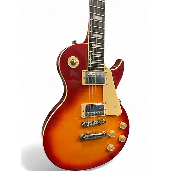 Used Leo Jaymz SINGLE CUT DELUXE Heritage Cherry Sunburst Solid Body Electric Guitar