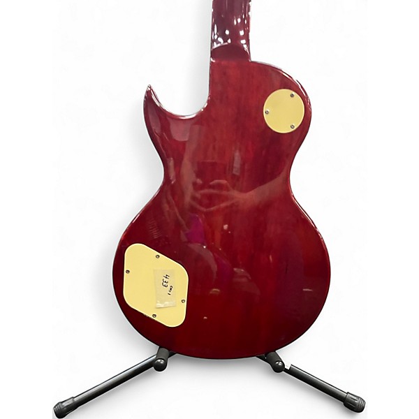 Used Leo Jaymz SINGLE CUT DELUXE Heritage Cherry Sunburst Solid Body Electric Guitar