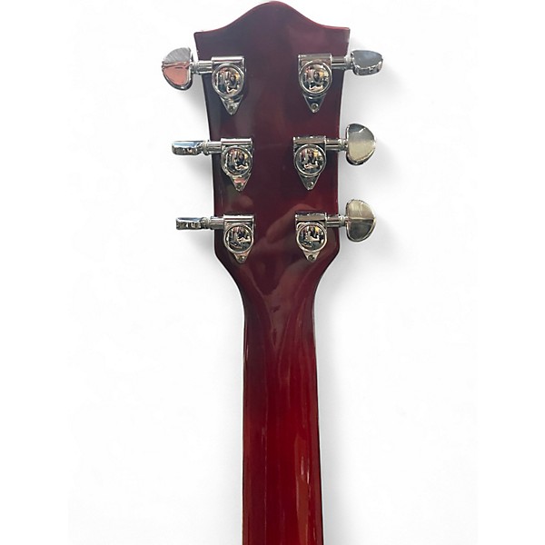 Used Leo Jaymz SINGLE CUT DELUXE Heritage Cherry Sunburst Solid Body Electric Guitar