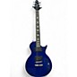 Used Indio By Monoprice Classic Series dark blue Solid Body Electric Guitar thumbnail