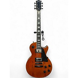 Used Tario LP Copy Spalted Maple Natural Solid Body Electric Guitar