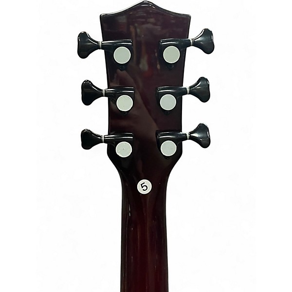 Used Tario LP Copy Spalted Maple Natural Solid Body Electric Guitar