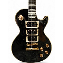 Used Epiphone Peter Les Paul Custom PRO Ebony Solid Body Electric Guitar
