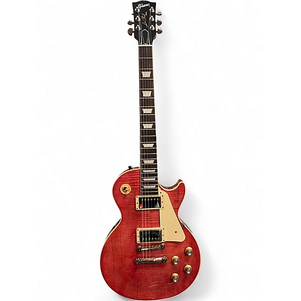 Used 2023 Gibson Les Paul Standard 50s Translucent Fuchsia Solid Body Electric Guitar