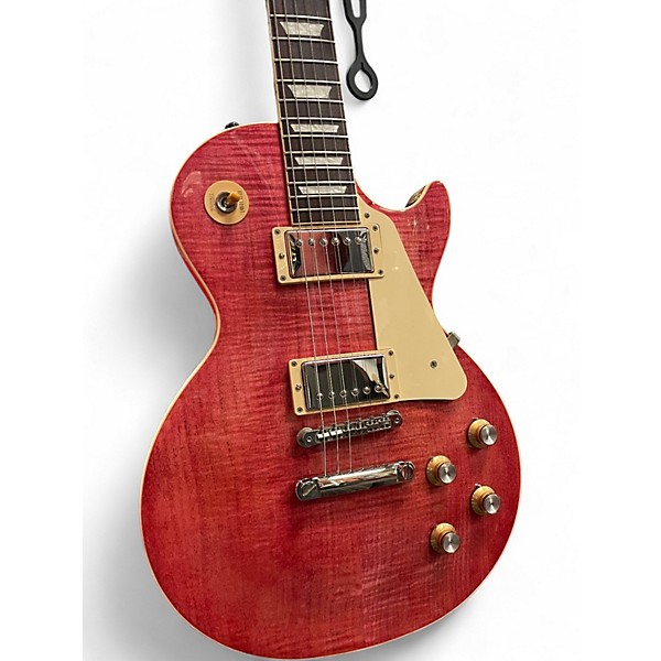 Used 2023 Gibson Les Paul Standard 50s Translucent Fuchsia Solid Body Electric Guitar