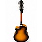 Used Guild F-25112CE DELUXE 2 Color Sunburst 12 String Acoustic Electric Guitar