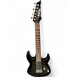 Used Ibanez GRX70QA Gio Black Sunburst Solid Body Electric Guitar