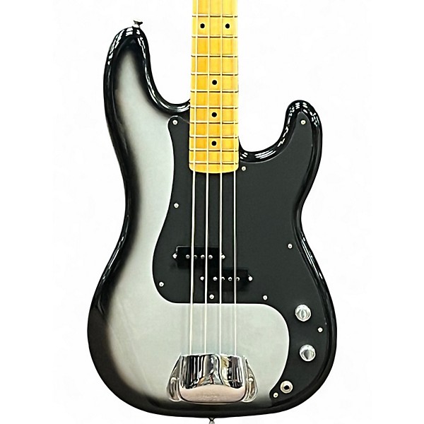 Used 2020 Fender Custom Shop 57 Precision Bass (Refinished) Silver Burst Electric Bass Guitar
