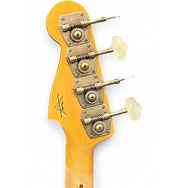 Used 2020 Fender Custom Shop 57 Precision Bass (Refinished) Silver Burst Electric Bass Guitar
