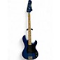 Used Seiwa ROCKMAN SERIES Blue Electric Bass Guitar thumbnail