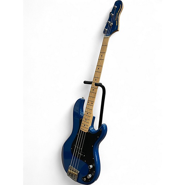 Used Seiwa ROCKMAN SERIES Blue Electric Bass Guitar