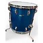 Used 1960s Rogers 3 Piece Cleveland Holidays Blue Glass Glitter Drum Kit