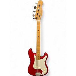 Vintage 1980 Fender 1980 BULLET BASS Candy Apple Red Electric Bass Guitar