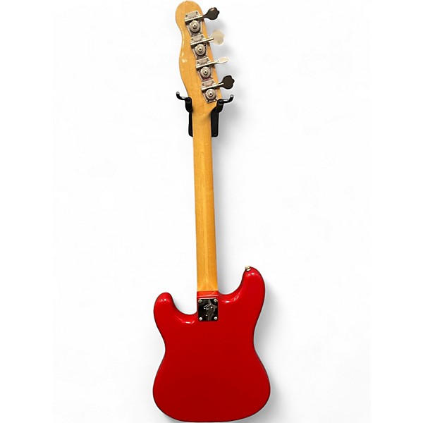 Vintage 1980 Fender 1980 BULLET BASS Candy Apple Red Electric Bass Guitar