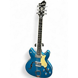 Used Hagstrom Viking Special P Blue Hollow Body Electric Guitar