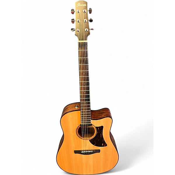 Used Ibanez AAD300CE Natural Acoustic Electric Guitar