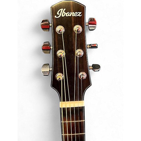 Used Ibanez AAD300CE Natural Acoustic Electric Guitar