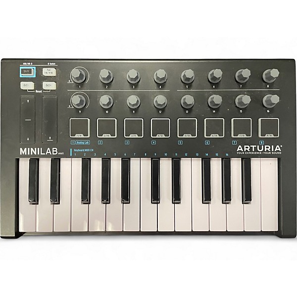 Used Arturia Minilab MKII MIDI Controller
