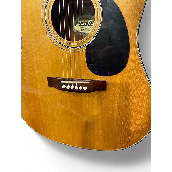 Used Peavey LP-001 Natural Acoustic Guitar