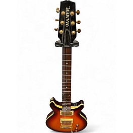 Used Hamer ARCHTOP SUNBURST 3 Color Sunburst Solid Body Electric Guitar