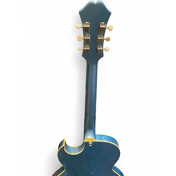 Used 1996 Epiphone Sorento Blue Hollow Body Electric Guitar
