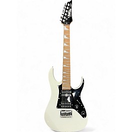 Used Ibanez GRGM21m Mikro Alpine White Solid Body Electric Guitar