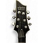 Used Schecter Guitar Research C1 Platinum Translucent Black Solid Body Electric Guitar
