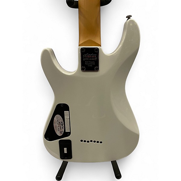 Used Schecter Guitar Research Demon 7 String Vintage White Solid Body Electric Guitar
