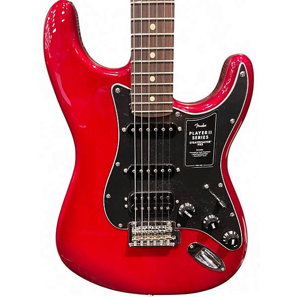 Used Fender Player Stratocaster HSS RED Solid Body Electric Guitar